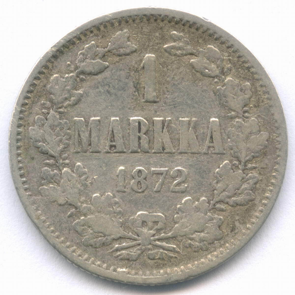 1 марка 1872 год (S). Россия для Финляндии. F