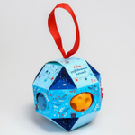 6940986 Подарочный набор развивающих мячиков «Ёлочный шар голубой» 7 шт.