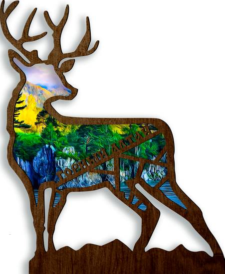 Поле Олень Река