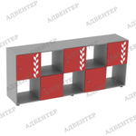 серый двусторонний УНИКАЛЬНОЕ ПРЕДЛОЖЕНИЕ. Нанесение орнамента "Точка роста" на фасады.