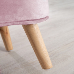 Детский велюровый диван Roba Lil Sofa розовый