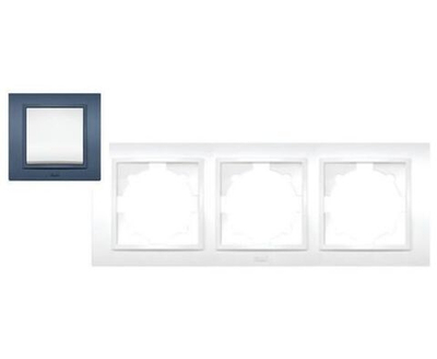 Рамка для розеток и выключателей Elbi Zena Белый 1-я 608-010200-271