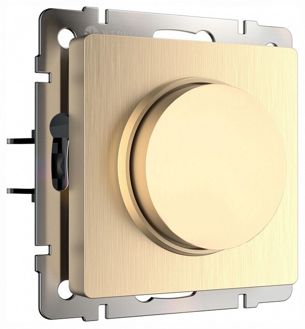 Диммер без рамки Werkel шампань рифленый W1142010