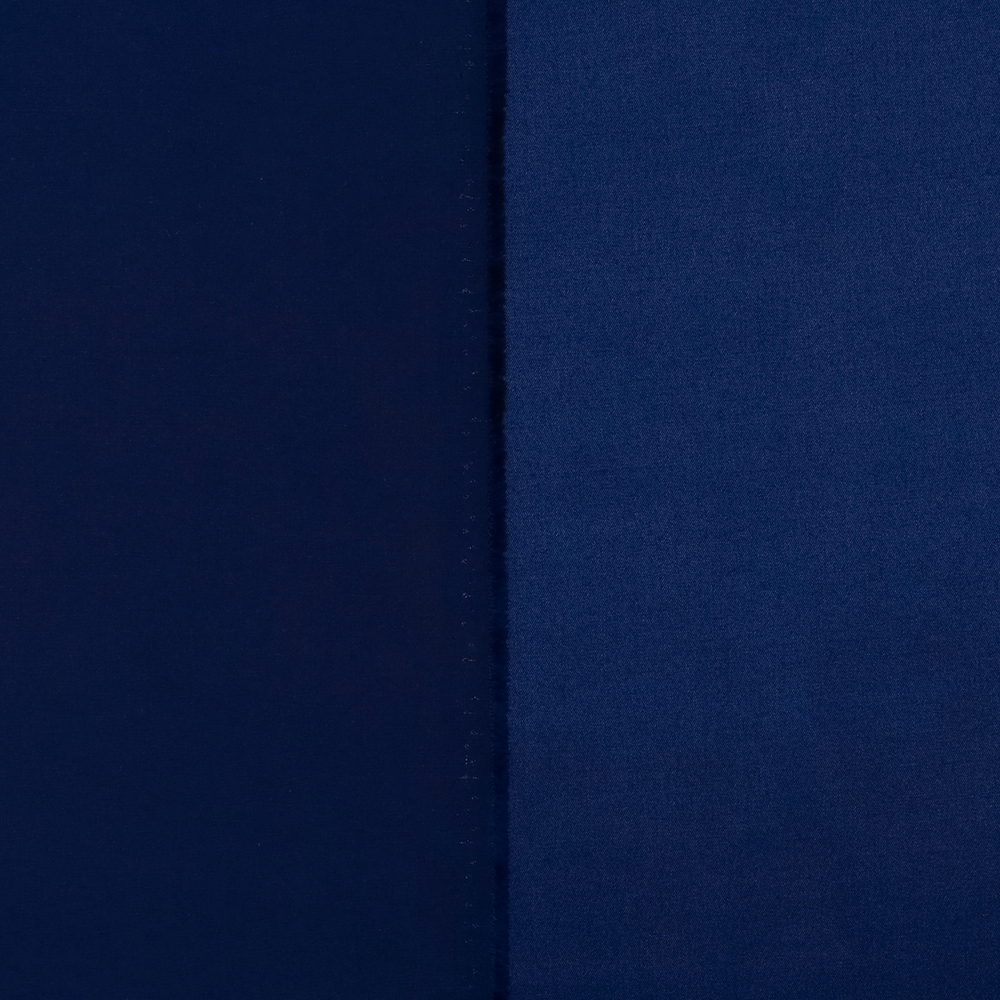Шёлковая саржа насыщенного синего цвета