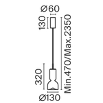 Подвесной светодиодный светильник Freya Ore FR5636PL-L6G1