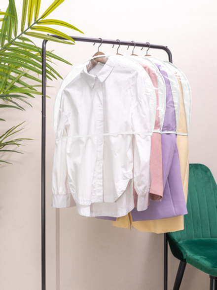 Чехлы-накидки на вешалку удлиненные 56х39 см, Санторини