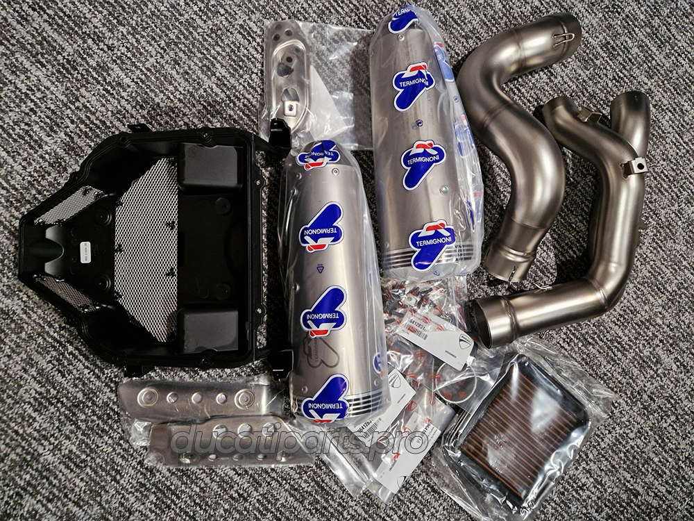 96481762AA, 96481701AA TERMIGNONI FULL TITANIUM EXHAUST (SCR 1100)