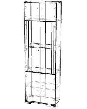 Шкаф-витрина МАДЕРА-3