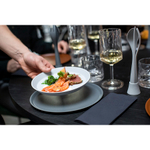 Тарелка connect, organic, D25,5 см, темно-серая