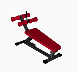 Скамья для пресса регулируемая Черный