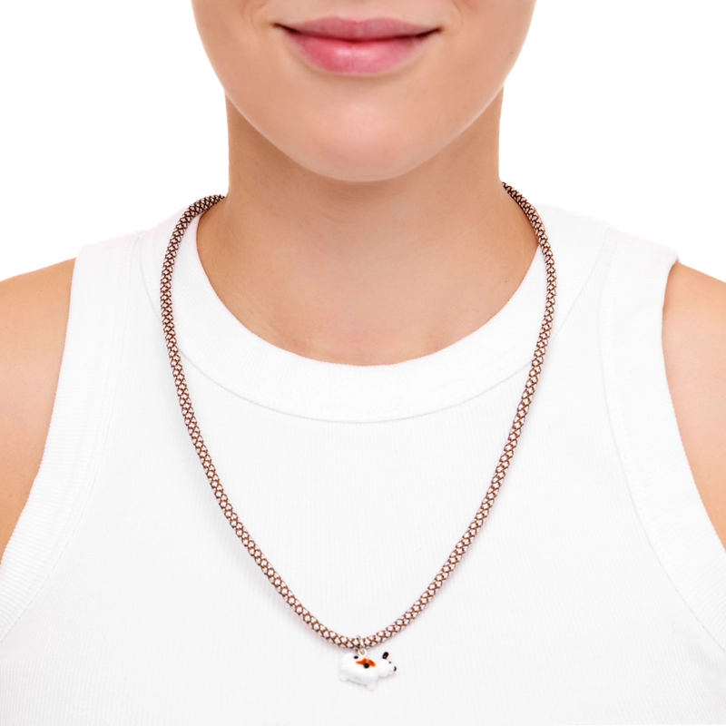 Колье Мой Любимый Пушистик на Паракорде – Многоцветный кот