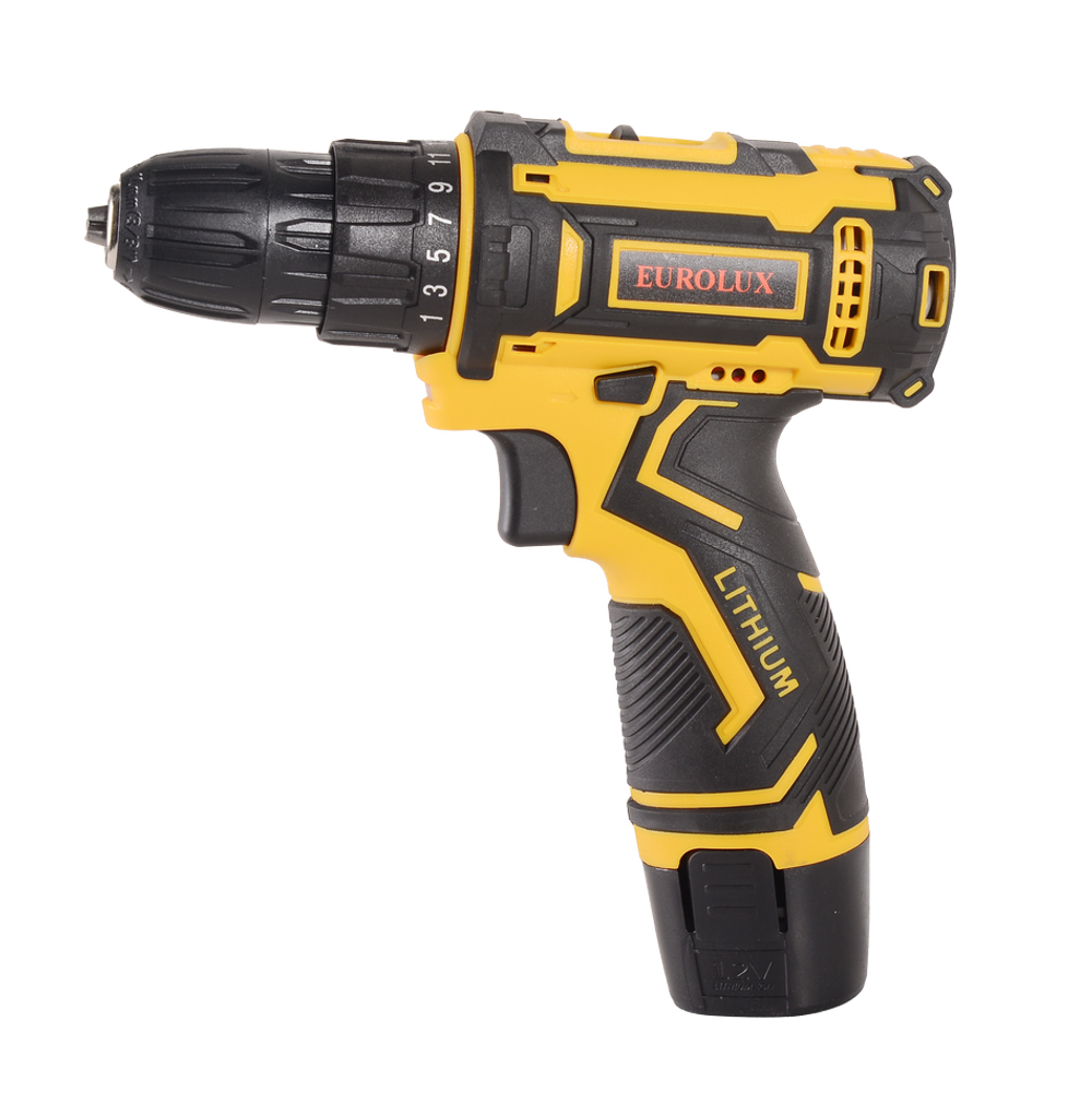 Дрель-шуруповерт Eurolux ДА-12/2Li
