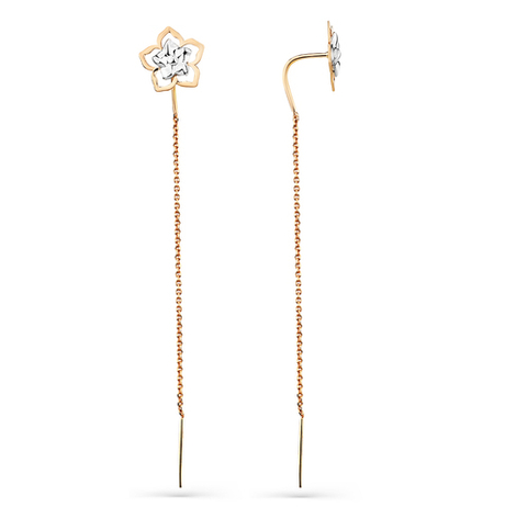 Серьги из золота 585 пробы