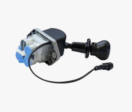 Кран Камаз Евро 4 ручного тормоза 3х выходной с датчиком на панель аналог WABCO