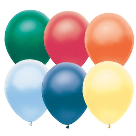 Набор латексных шаров «Радуга», металлик, 25 см, 50 шт