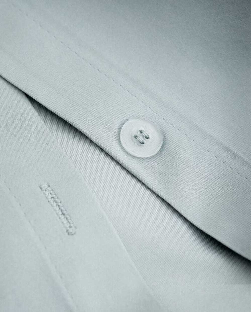 ZARA HOME САТИНОВАЯ ПРОСТЫНЯ (КОЛИЧЕСТВО НИТЕЙ 500), СИНИЙ