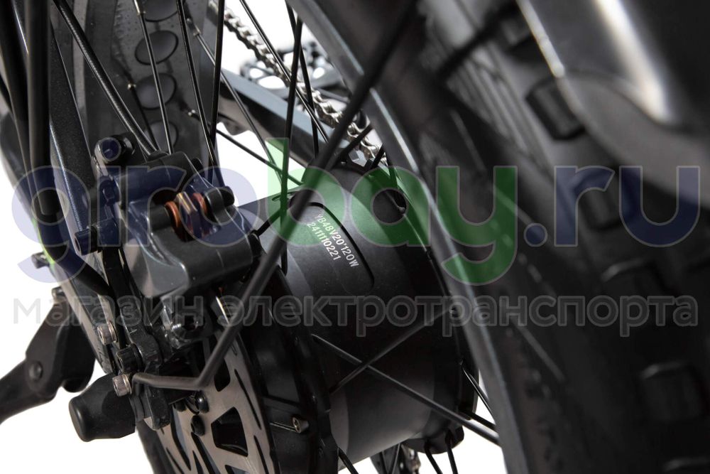 Электровелосипед Syccyba F11 Pro Dual 48V/23Ah (полный привод) - Серый обод фото №13