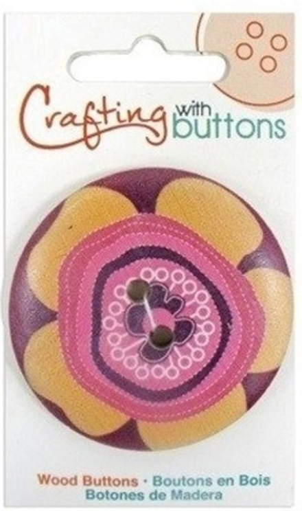 Пуговица №1189 Global Chic "Peru" 44 мм