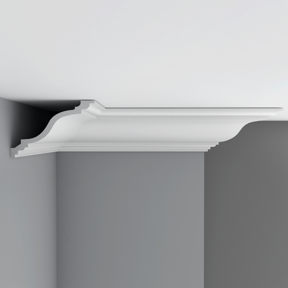 Плинтус потолочный гладкий Decomaster 96272 200х135х2400мм