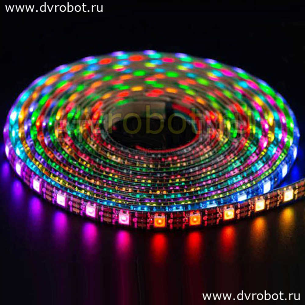 Адресная RGB лента WS2812B/IP67/144LW