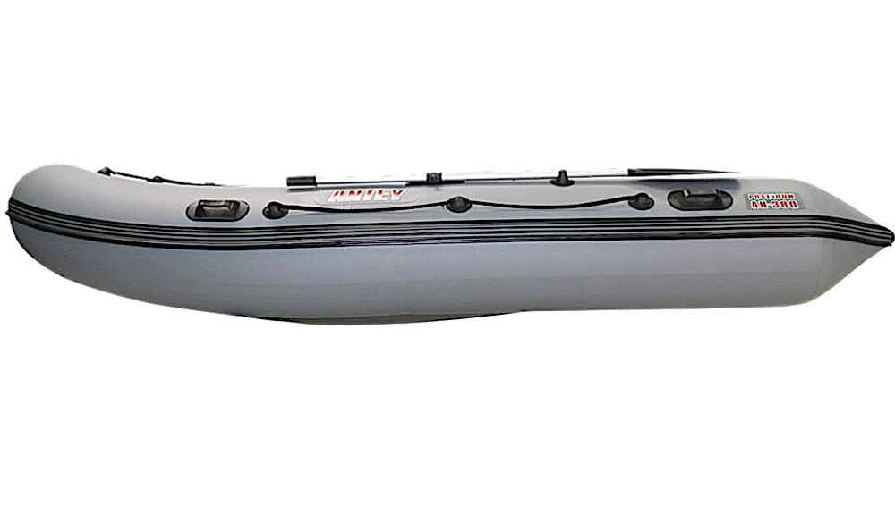 Лодка ПВХ Мнев и К Антей-380 Серая