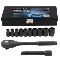 Набор инструментов ударный 12пр. 1/2''(12гр.) Forsage F-4122-9