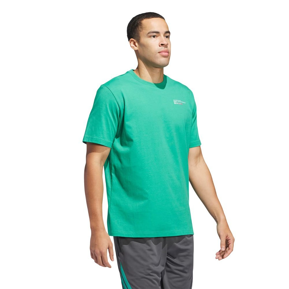 Баскетбольная футболка adidas Mind Trips Graphic T-shirt Green