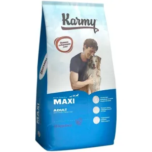 Сухой корм для взрослых собак крупных пород, Karmy Maxi Adult, с индейкой