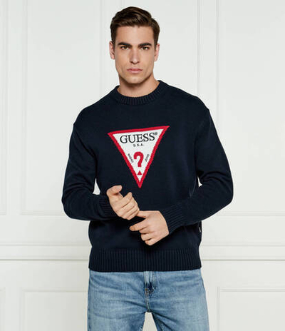 Свитер Guess Jeans - темно-синий(M4BR32 Z3HM1)