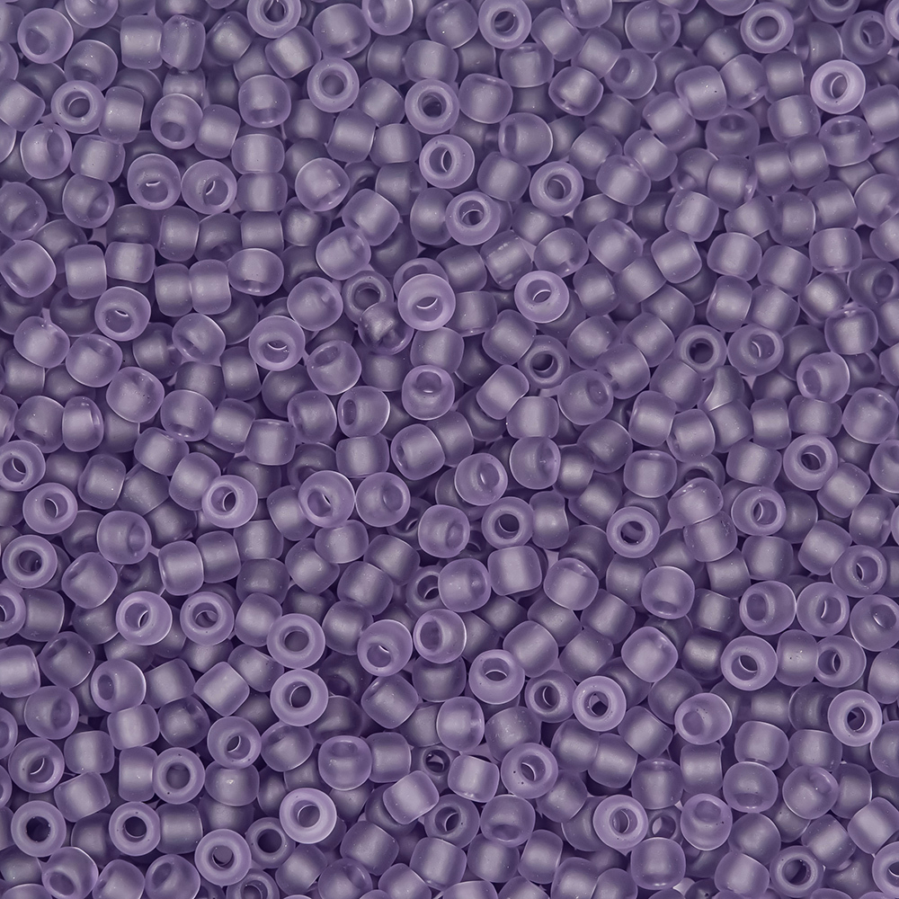 Японский бисер TOHO Round 11/0 (№19F), прозрачный матовый