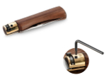 Нож складной Old Bear Classical Walnut XS, сталь W1.4060, Satin, орех