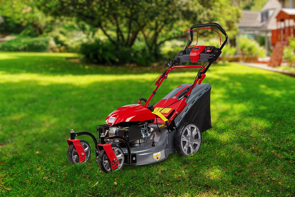 Газонокосилка бензиновая самоходная AYGER AGK-51PV