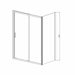 Душевой уголок Vincea ALPHA VSR-3AL9013CL 130x90 стекло прозрачное/профиль хром