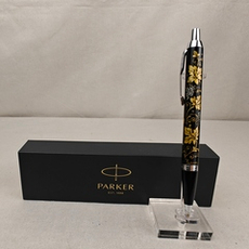 Ручка коллекционная шариковая с ручной росписью Палех "Виноград" №4