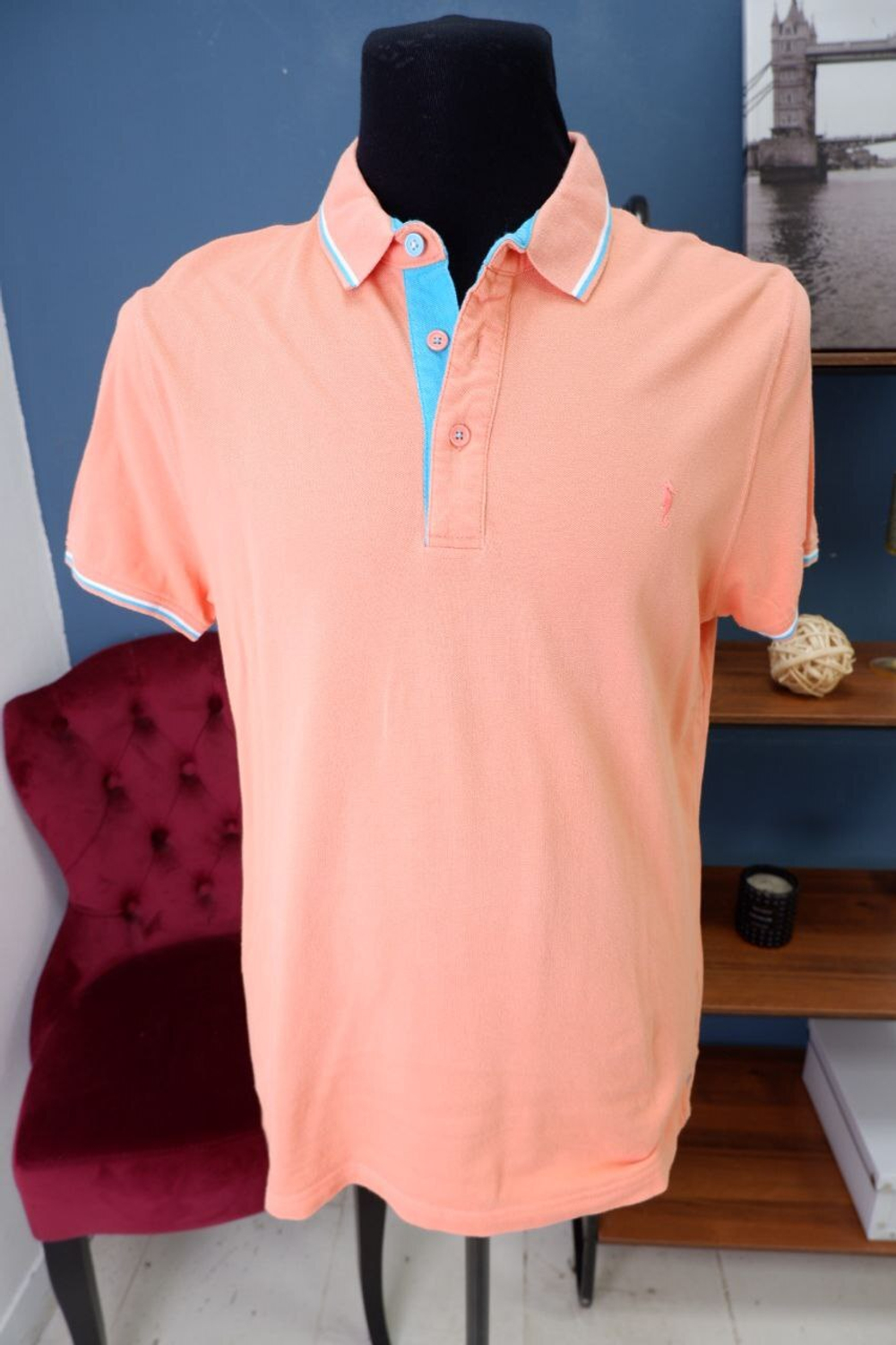 Футболка-поло Ostin практичная 50 размер