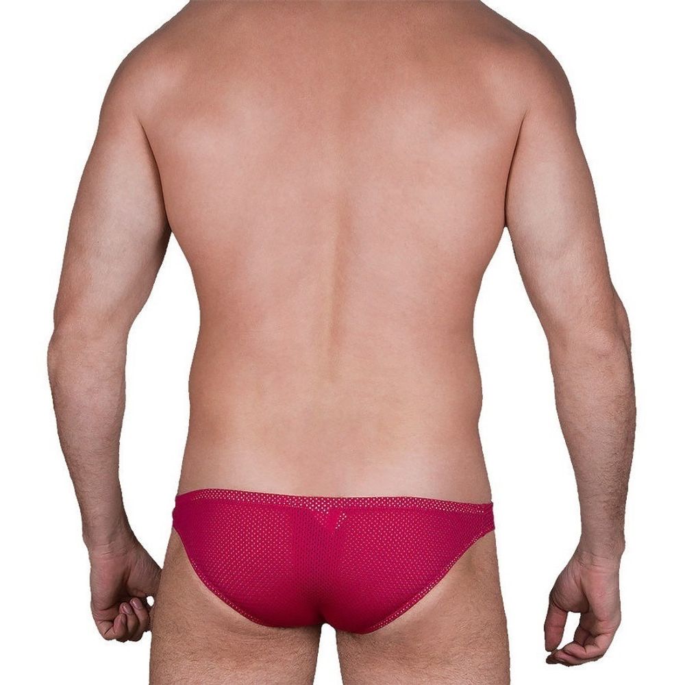 Мужские трусы слипы розовые Sesmik Active light