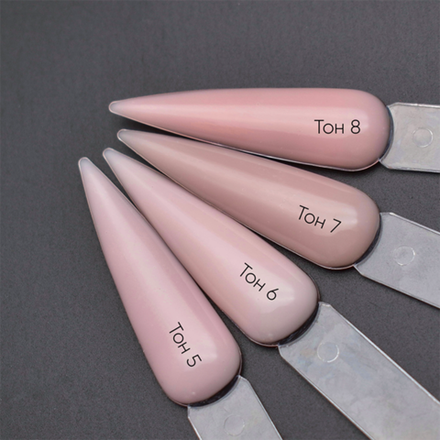 Камуфлирующий самовыравнивающийся гель розовый с серым (нейтральный) Тон №8 50мл,ОПЦИЯ