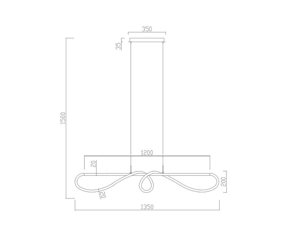 Kink Light 08041,19(4000K) Подвес димм.Далия черный Led 72W