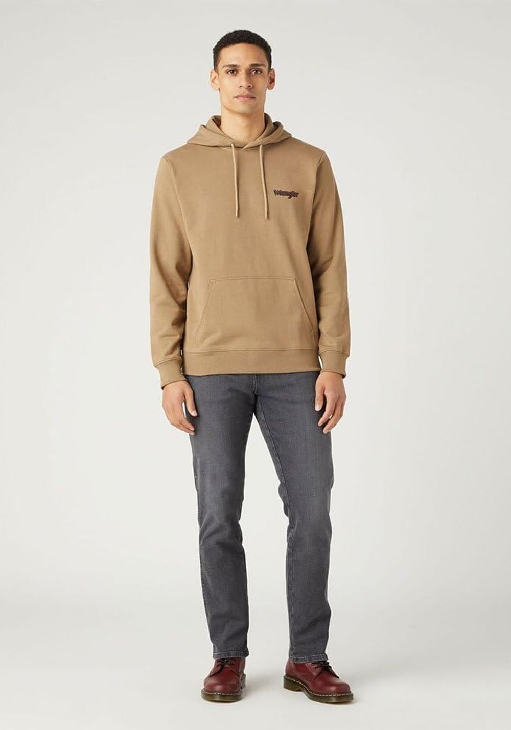 Джемпер LOGO HOODIE LEAD GREY 112341221