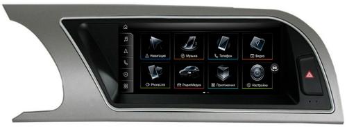 Магнитола для Audi A5 8T 2007-2016 без джойстика MMI - FarCar AU3020 монитор 8.8" на Android 14, Быстрая, CarPlay, 4G SIM-слот