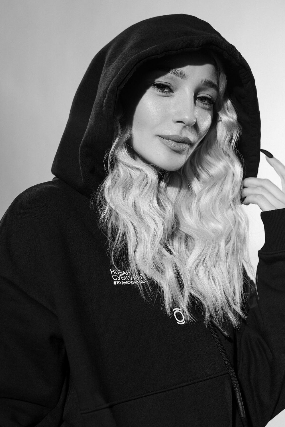 Худи Помощь Черный