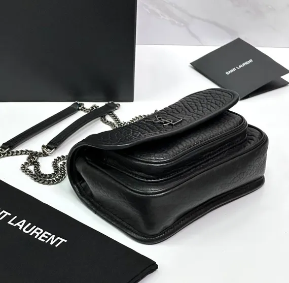 Кожаная сумка через плечо Saint Laurent Niki