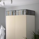 Кофр для одежды IKEA SACKKARRA, Белый, Зеленый, 69x51x19 см