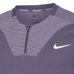 Мужское теннисное поло Nike Dri-Fit Advantage Court Slim UL RG Polo Men - Grey, Lilac