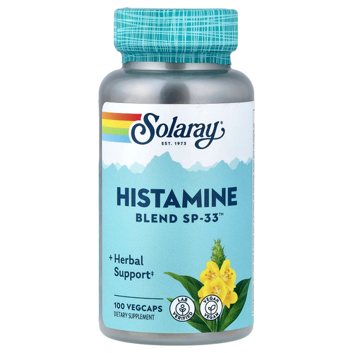 Solaray, Histamine Blend SP-33™, 100 растительных капсул