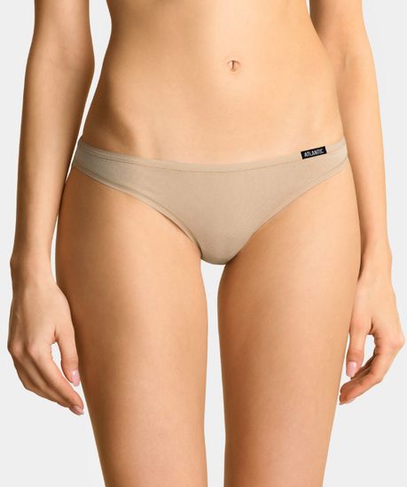 Женские трусы мини бикини (3шт) 3BLP-599,бежевый