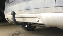 Фаркоп на BMW X1 E84 2009-2015 без выреза бампера. Тип шара: A. Нагрузки: 1600/75 кг, BM 04