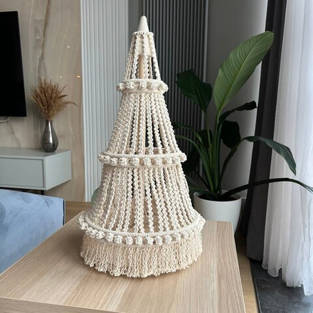 Мастер-Класс "Настольная макраме-ёлка"