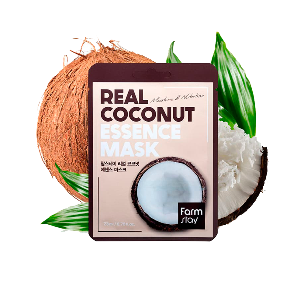 Тканевая маска для лица с кокосом FarmStay Real Coconut Essence Mask