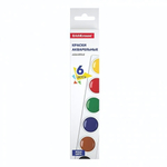 Акварель "Basic" 6 цветов, без кисти, картон (ErichKrause)